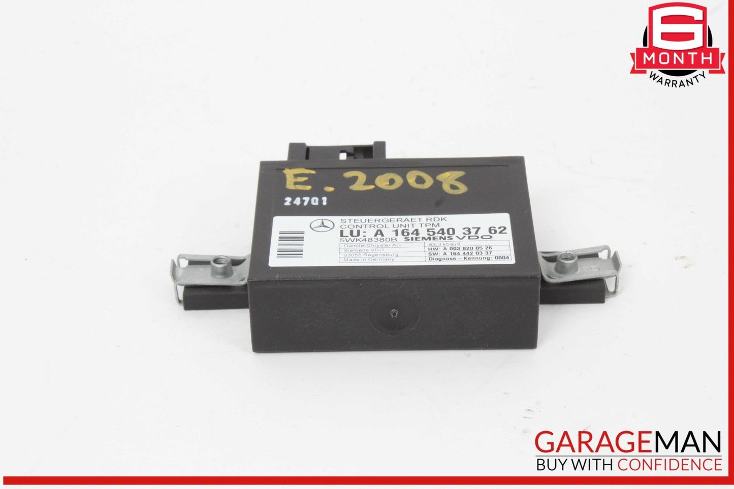 06-13 Mercedes W211 E350 ML350 R350 TPMS Tire Pressure Control 1645403762 OEM