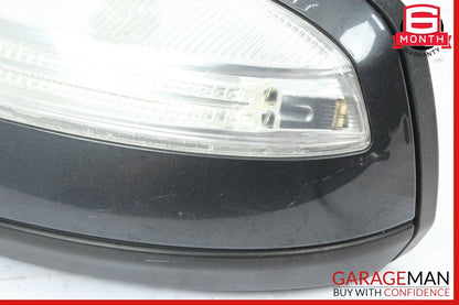 08-09 Mercedes W204 C350 C63 AMG Front Left Side Mirror Rear View Door Black OEM