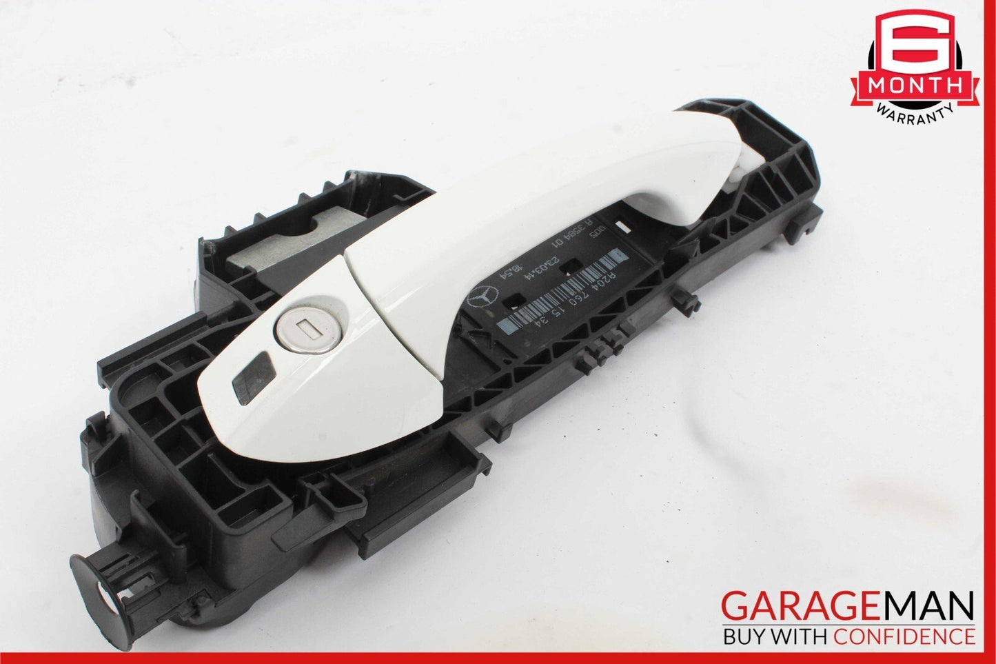 12-14 Mercedes W204 C300 C250 Front Left Driver Side Exterior Door Handle White