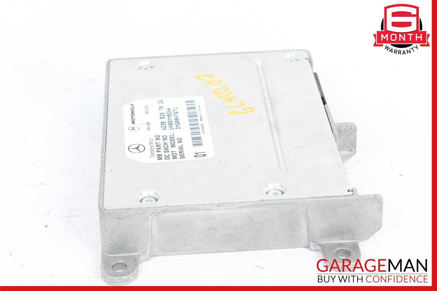 06-12 Mercedes X164 GL450 SL550 Communication Control Module 2198200926 OEM