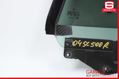 03-12 Mercedes R230 SL500 SL550 Rear Right Side Quarter Window Glass OEM