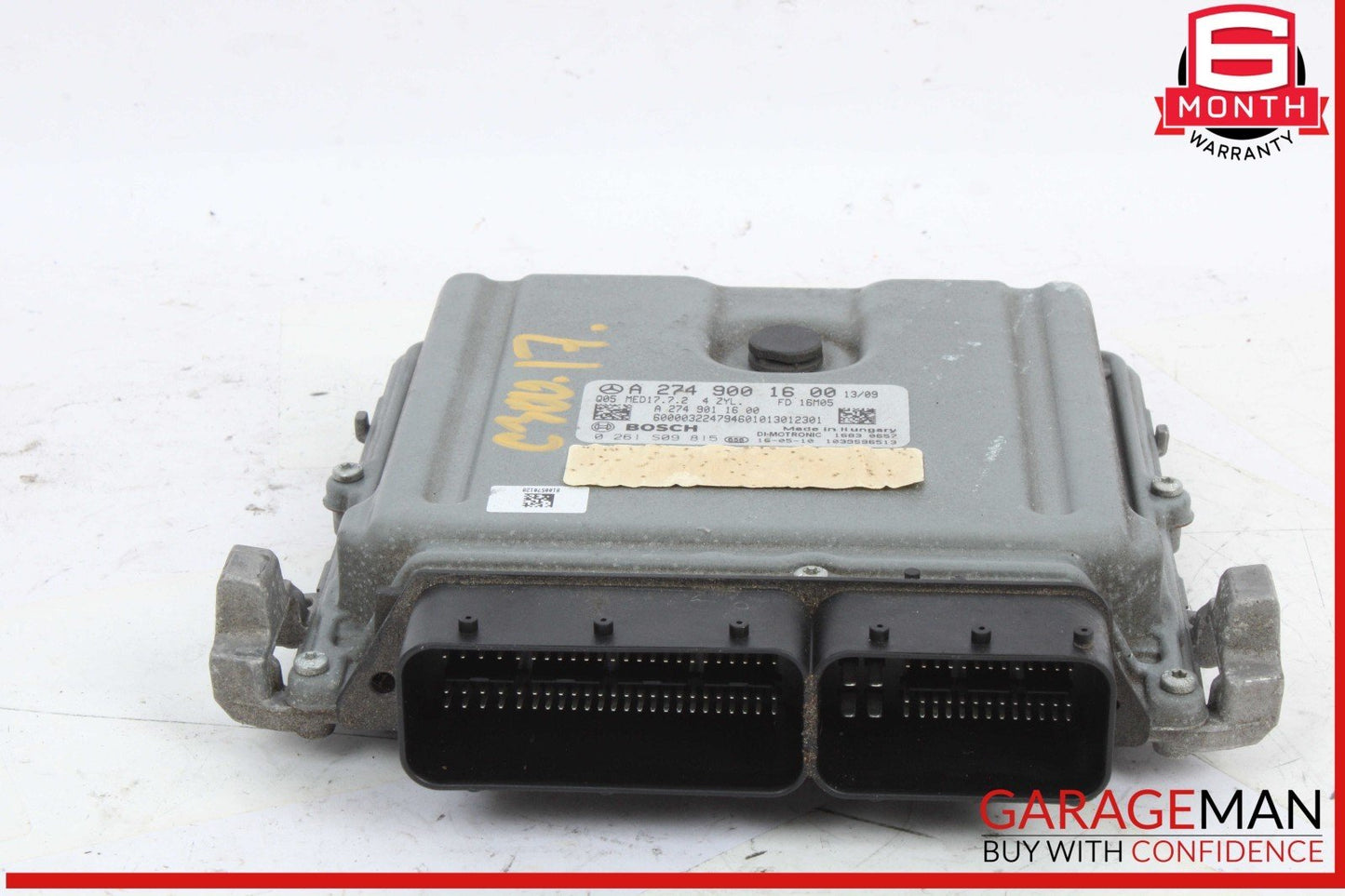 15-20 Mercedes W205 C300 4MATIC ECU ECM Engine Control Module Unit 2749001600