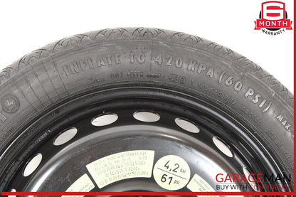10-17 Mercedes W207 E400 C250 Coupe Donut Spare Tire Wheel Rim 135 80 17" OEM