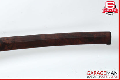 10-13 Mercedes W221 S550 S400 Center Dashboard Dash Trim Molding Brown Wood OEM