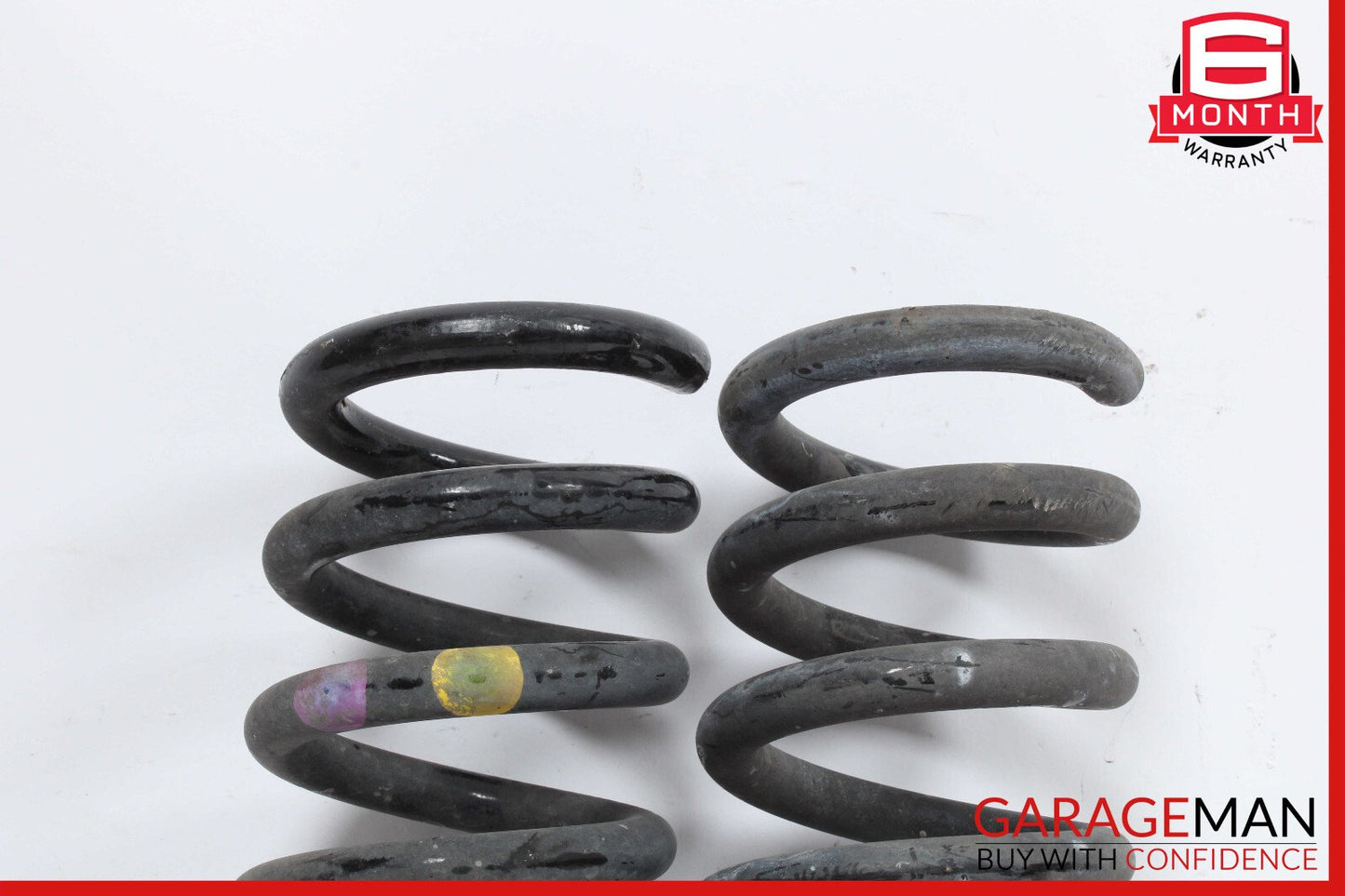 08-14 Mercedes W204 C300 Rear Left & Right Shock Absorber Coil Spring Set OEM