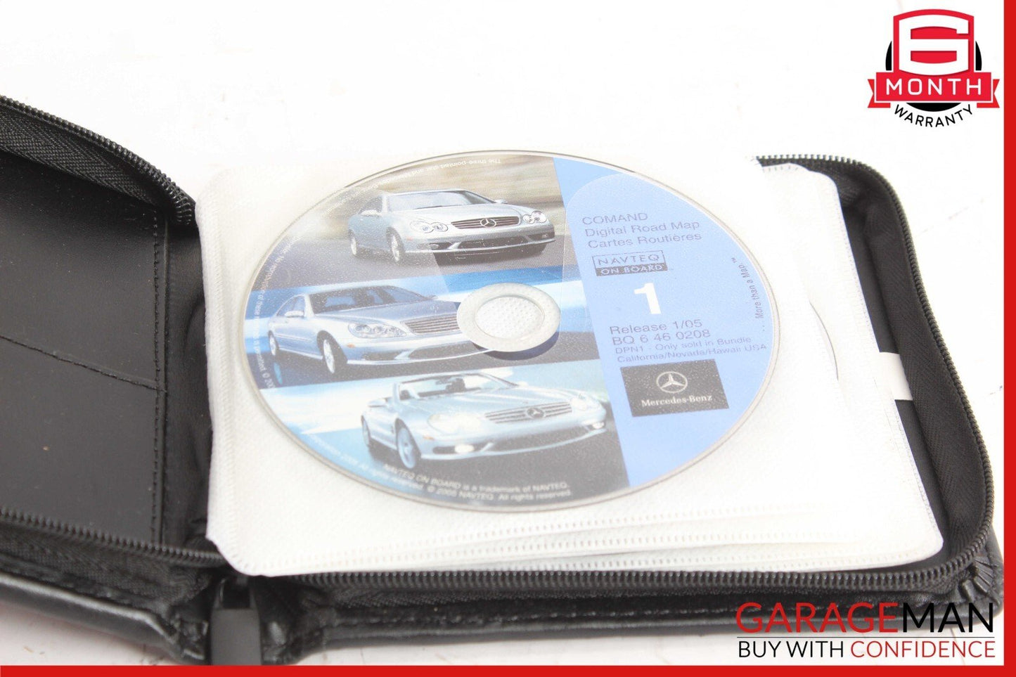 2003 Mercedes R230 SL500 Comand GPS Map Navigation Disc Set OEM