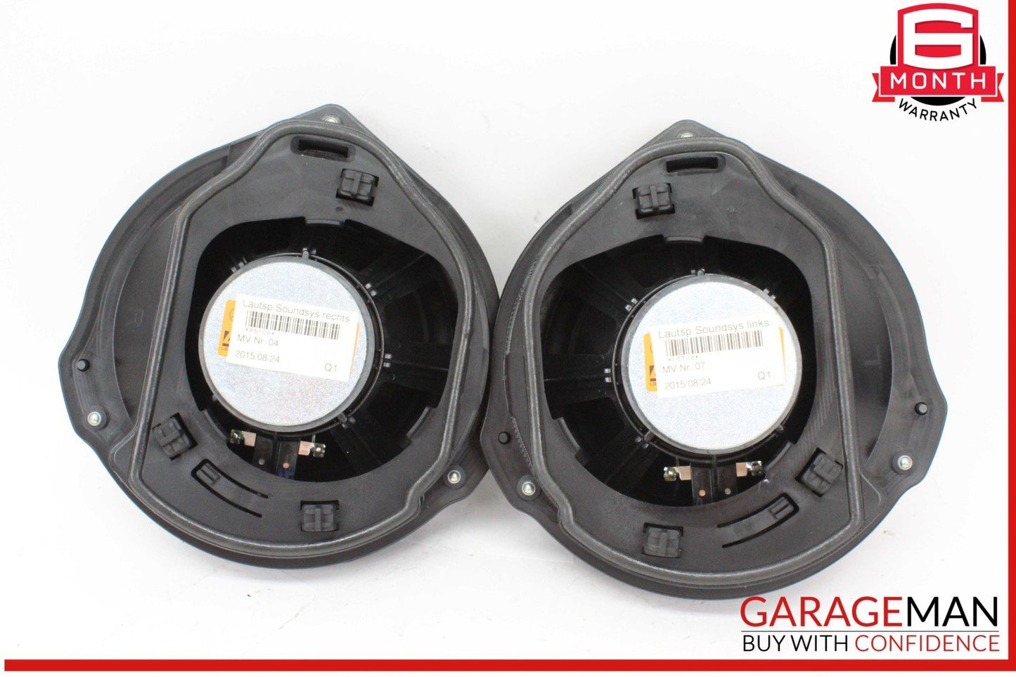 08-18 Mercedes W207 E400 Rear Left & Rear Right Side Door Audio Speaker Set OEM