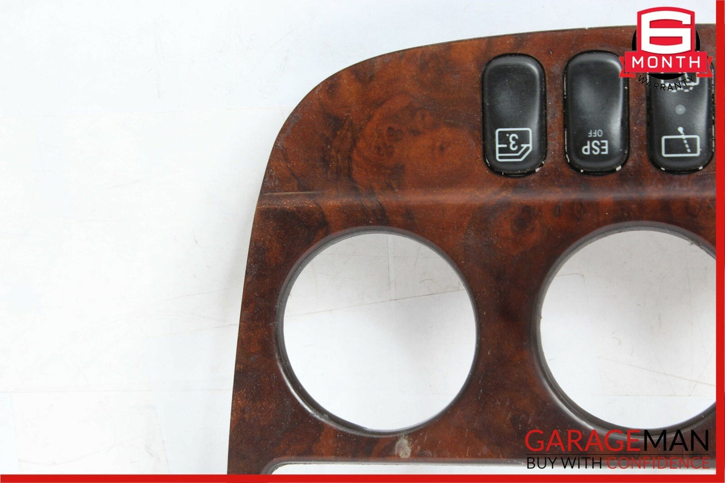 02-05 Mercedes W163 ML320 ML500 Enter Console Panel Trim Bezel Wood OEM