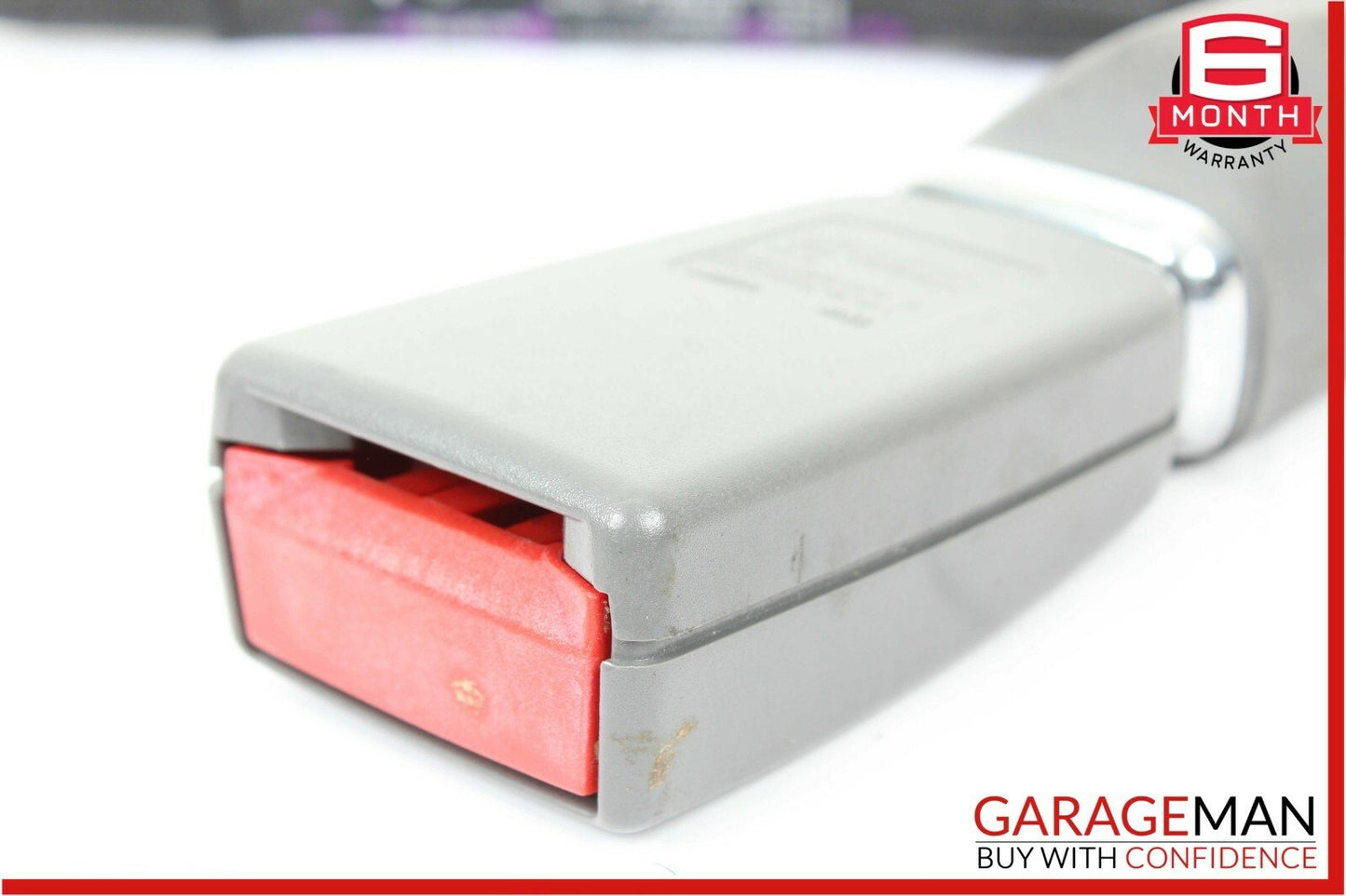 07-13 Mercedes W221 S550 Front Right Seatbelt Tensioner Receiver Buckle Gray
