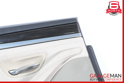11-16 BMW F10 550i 535i 528i Rear Left Side Interior Door Panel OEM