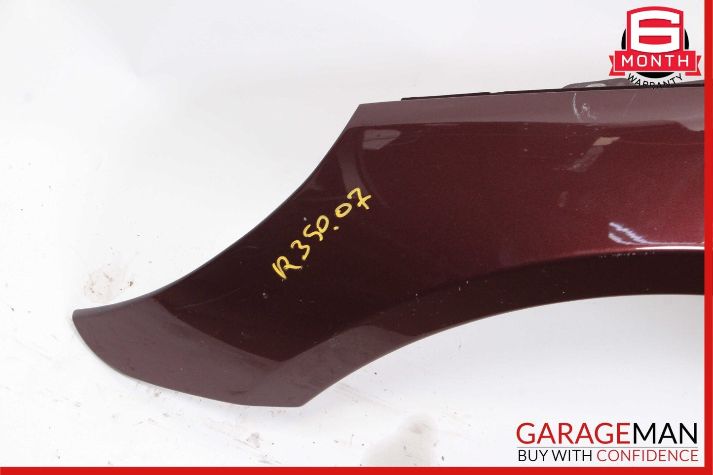 06-10 Mercedes W251 R350 Front Left Side Fender Wing Panel Cover Carneol Red