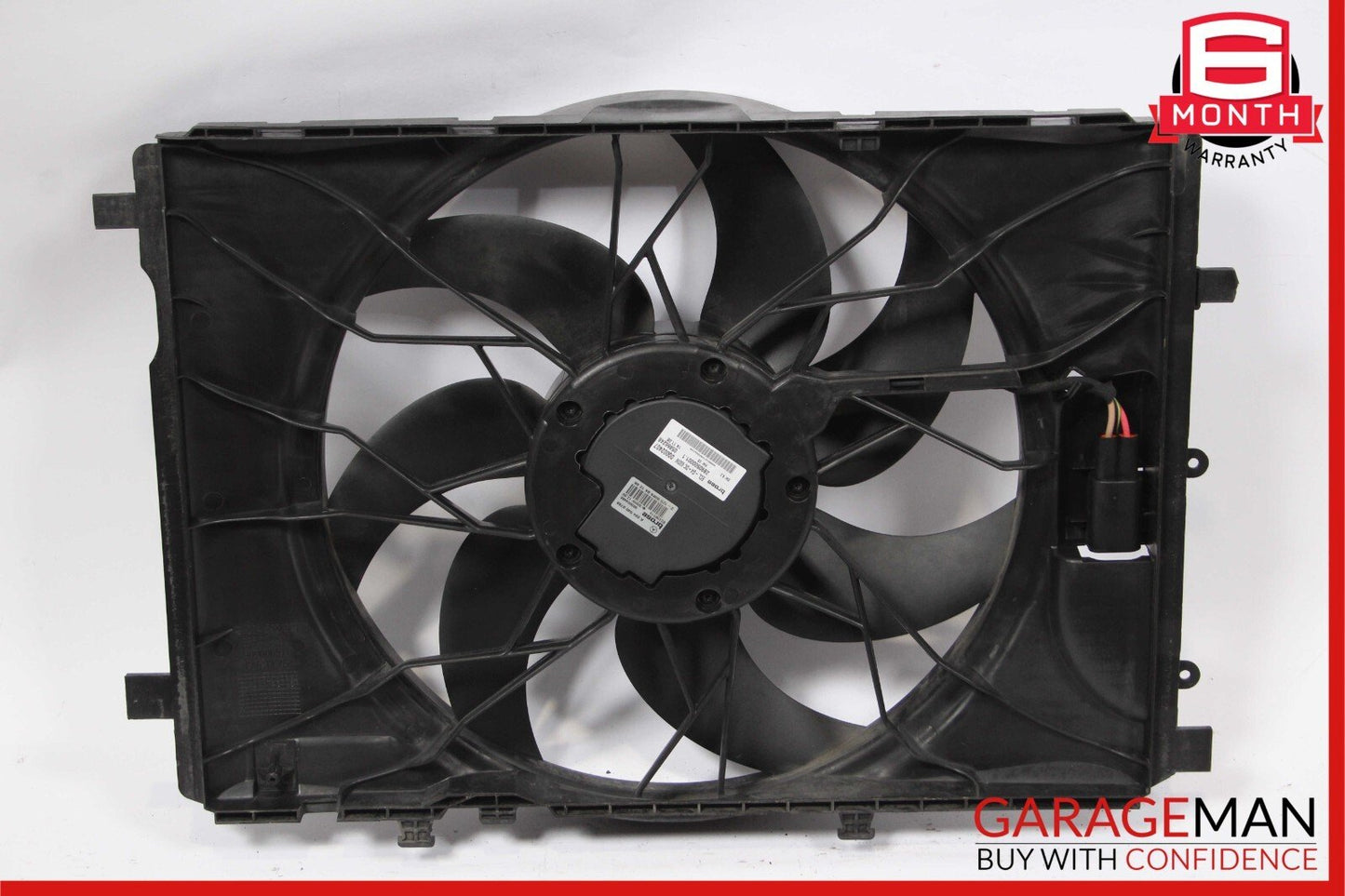 08-18 Mercedes GLK350 C300 Engine Radiator Cooling Fan Shroud Motor Assembly