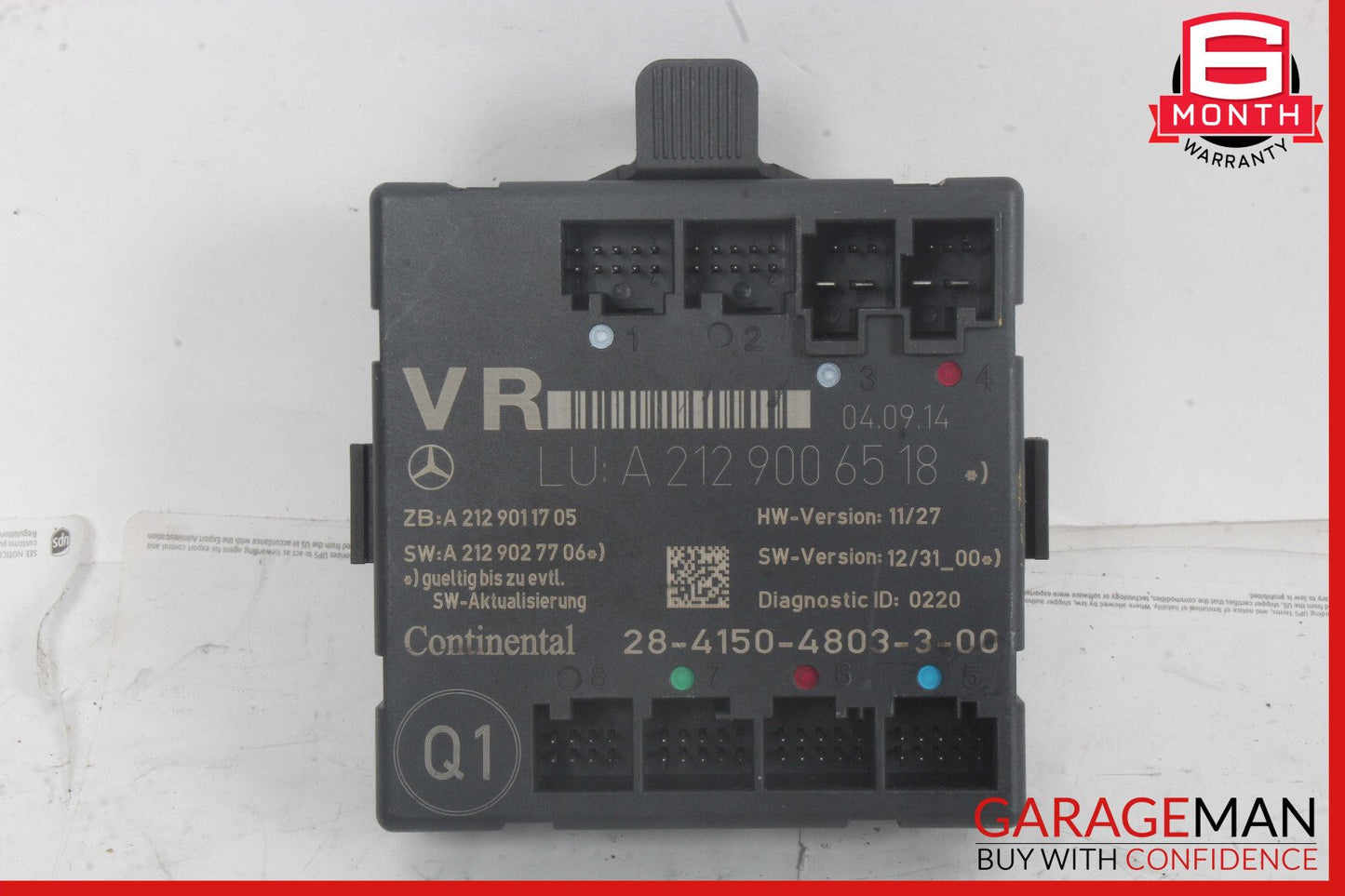 08-18 Mercedes W212 E350 CLS550 Front Right Side Door Control Module OEM