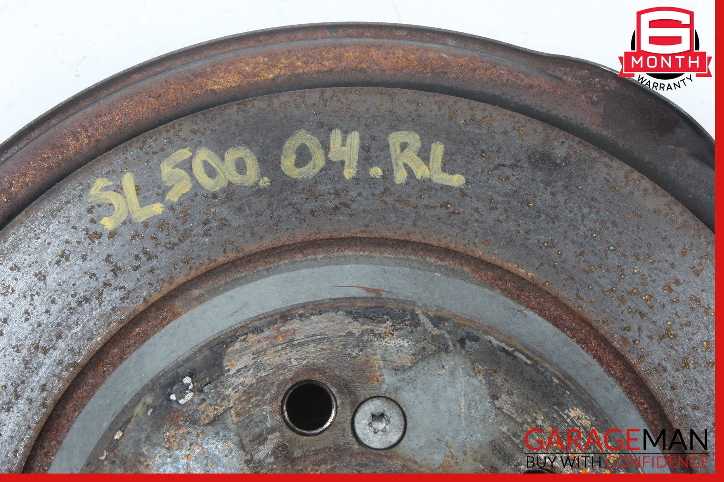 03-06 Mercedes R230 SL500 Rear Left Spindle Knuckle Hub Bearing w/ Rotor Disc