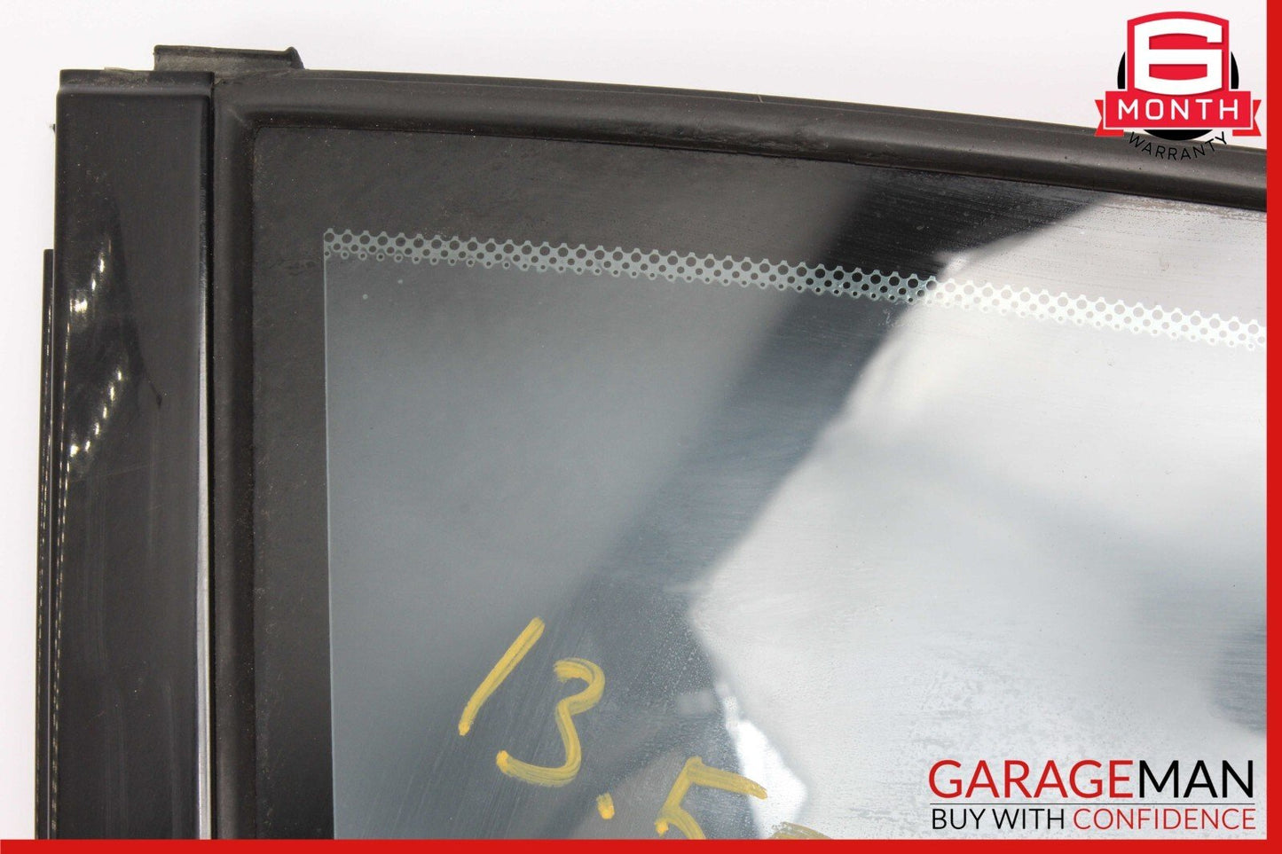 11-16 BMW 525i 535i 550i Rear Left Side Quarter Window Glass OEM