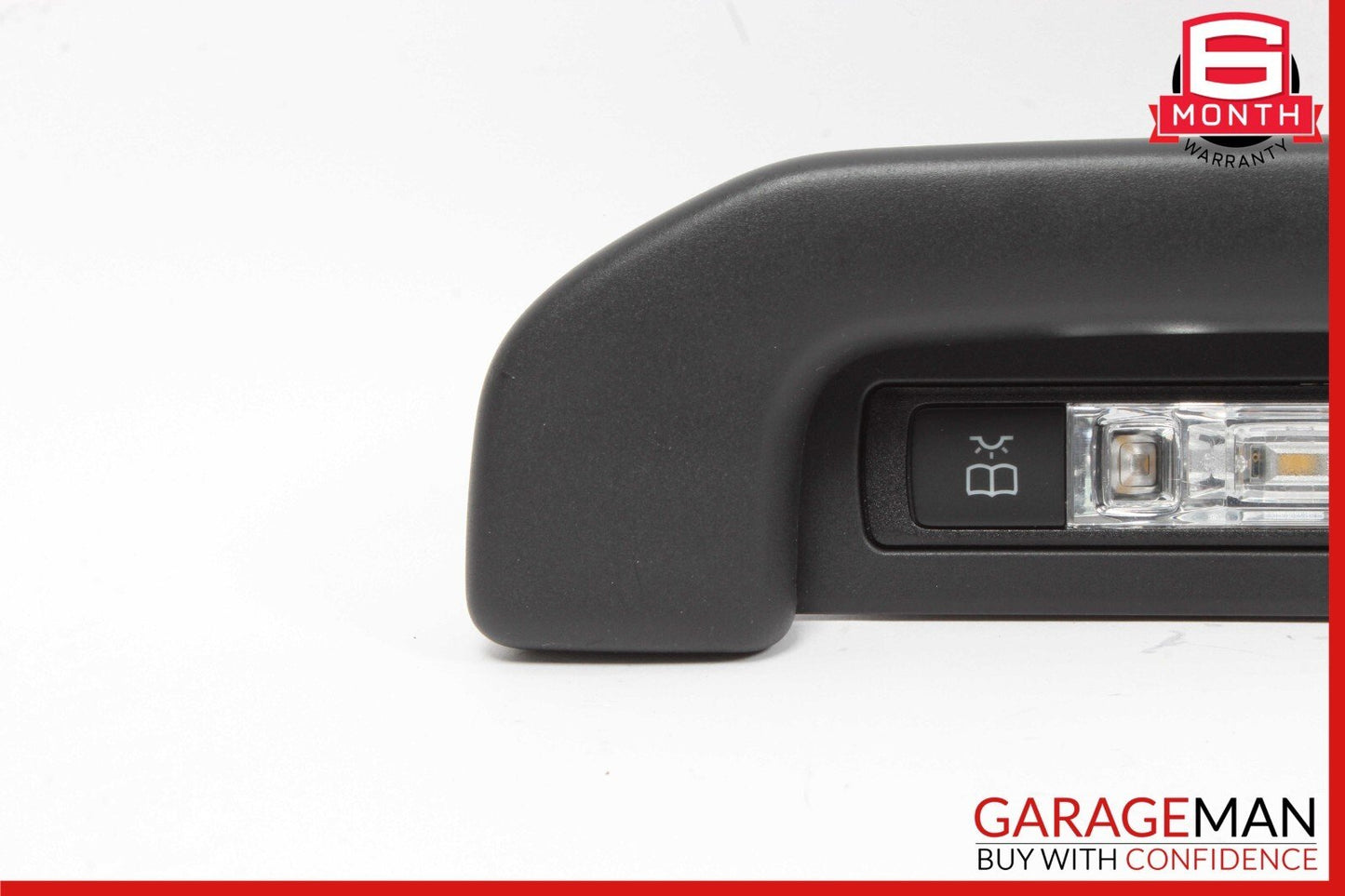 15-20 Mercedes W205 C300 Rear Left Side Roof Grab Handle w/ Lamp Black