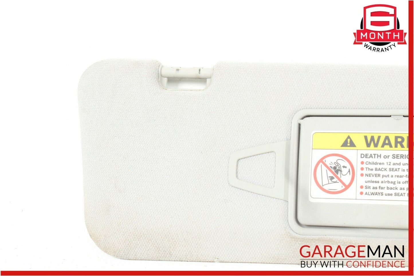 06-11 Mercedes W219 CLS500 Front Right Side Sunvisor Sun Visor Shade Gray OEM