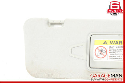 06-11 Mercedes W219 CLS500 Front Right Side Sunvisor Sun Visor Shade Gray OEM