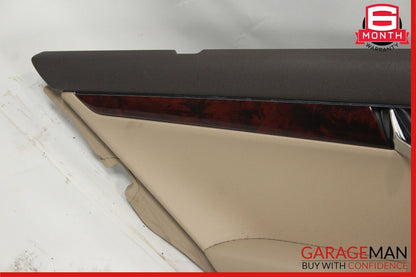 08-14 Mercedes W204 C300 C350 Rear Left Side Interior Door Panel Assembly Beige