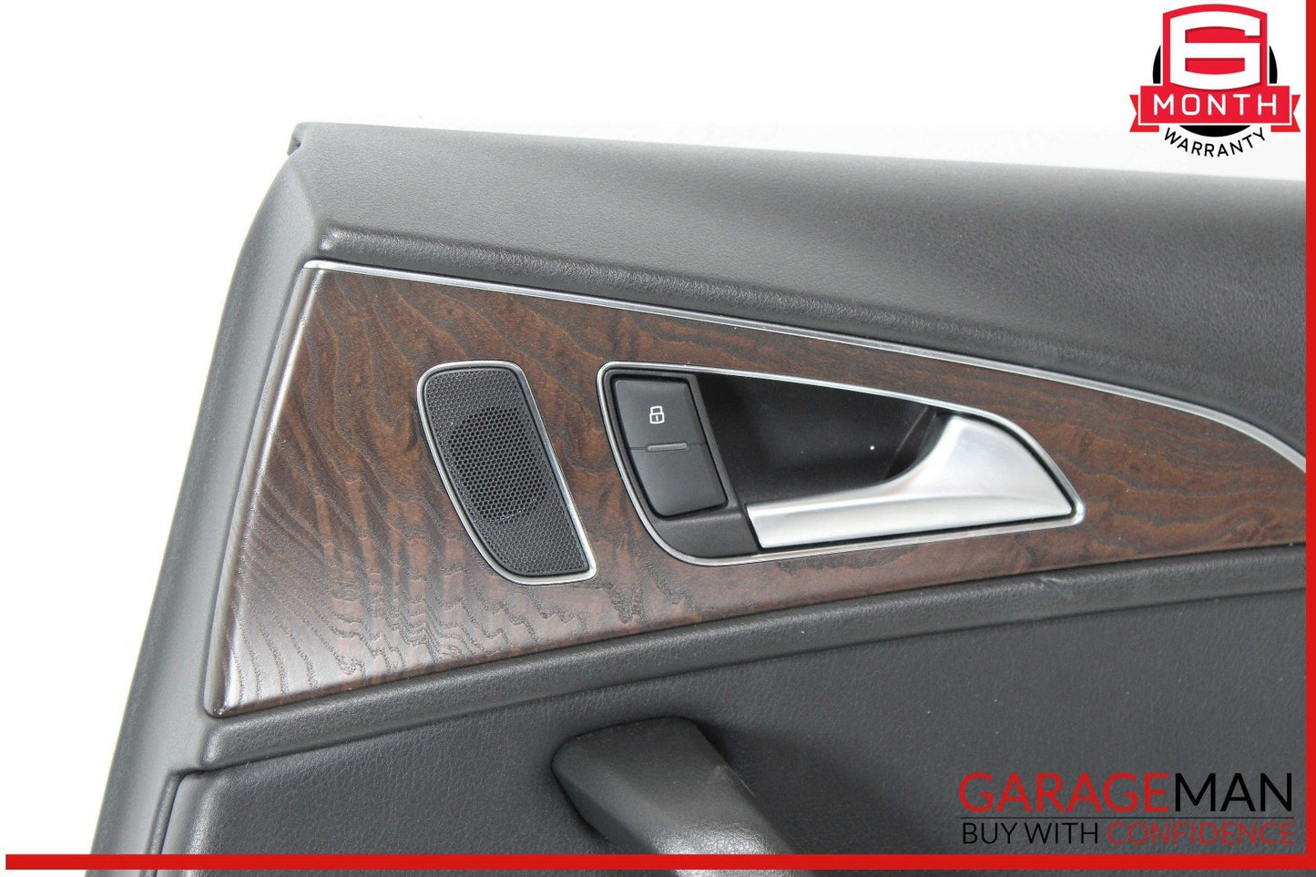 12-18 Audi A6 Rear Right Side Interior Door Trim Panel Cover Assembly 4G0839020A
