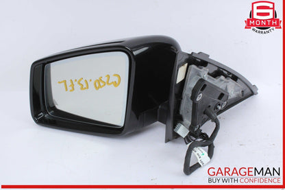12-15 Mercedes W204 C250 Front Left Side Door Rear View Mirror w/ Blind Spot OEM