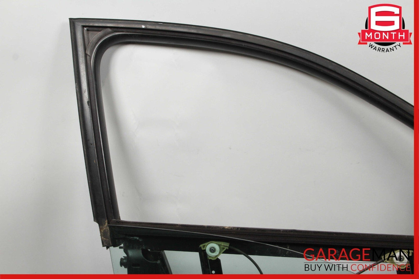 03-06 Porsche Cayenne 955 Front Right Door Window Frame Glass Panel Plate Assy