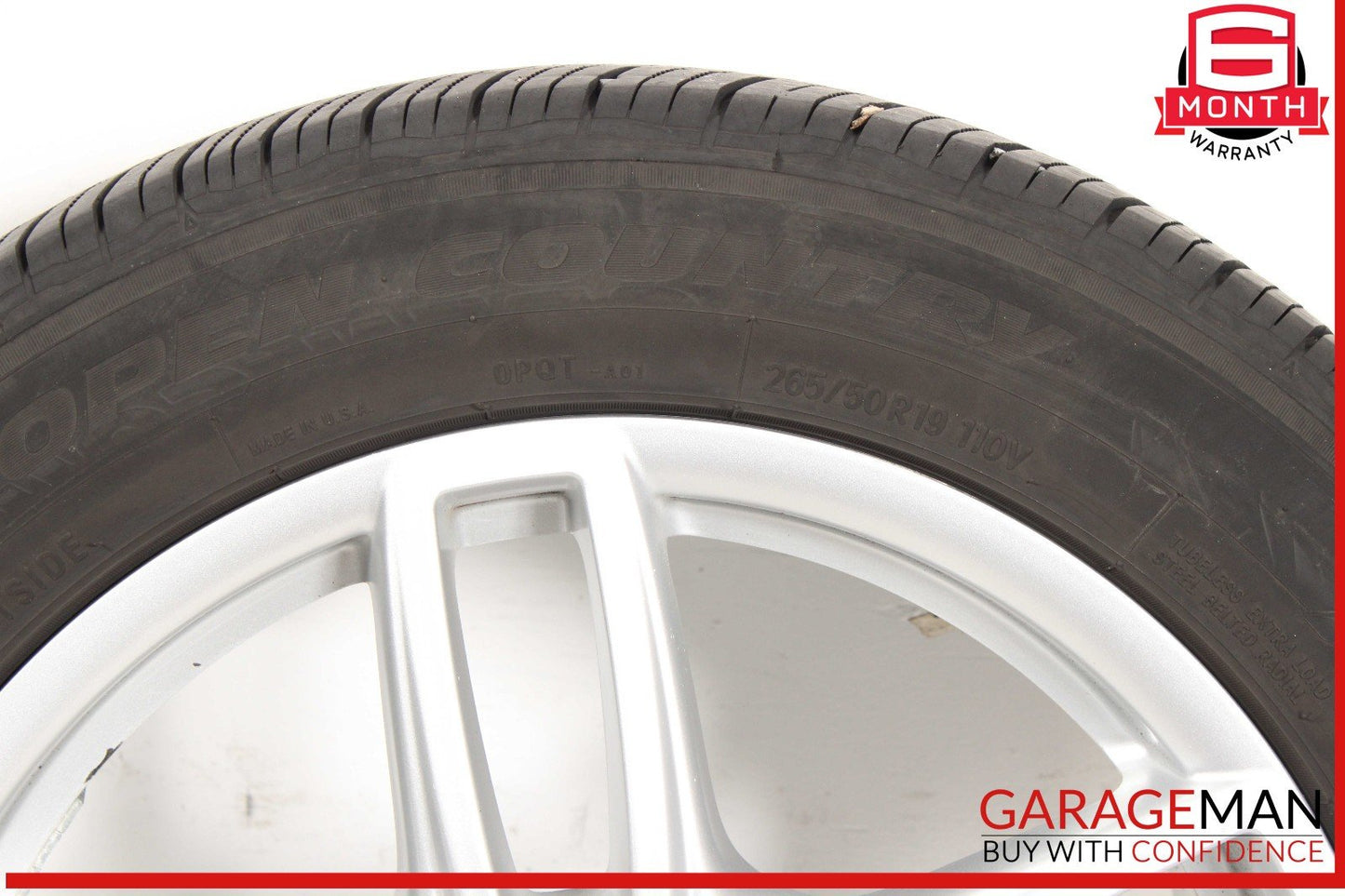 11-18 Porsche Cayenne 958 8.5Jx19 19" R19 Wheel Tire Rim Silver 7P5601025A