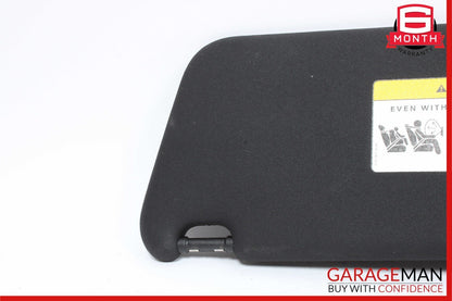 08-14 Mercedes W204 C350 Front Right Passenger Sun Visor Sunvisor Shade Black