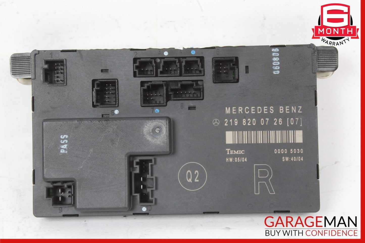 06-11 Mercedes W219 CLS550 CLS500 Front Right Door Control Module 2198200726 OEM