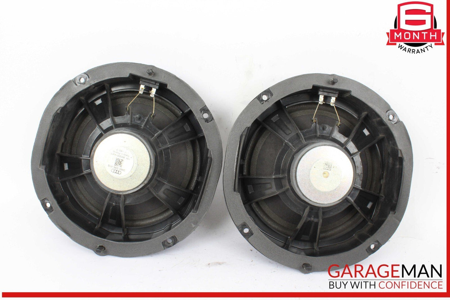 17-24 Audi A4 Quattro Front Right & Left Side Door Panel Audio Speaker Speakers