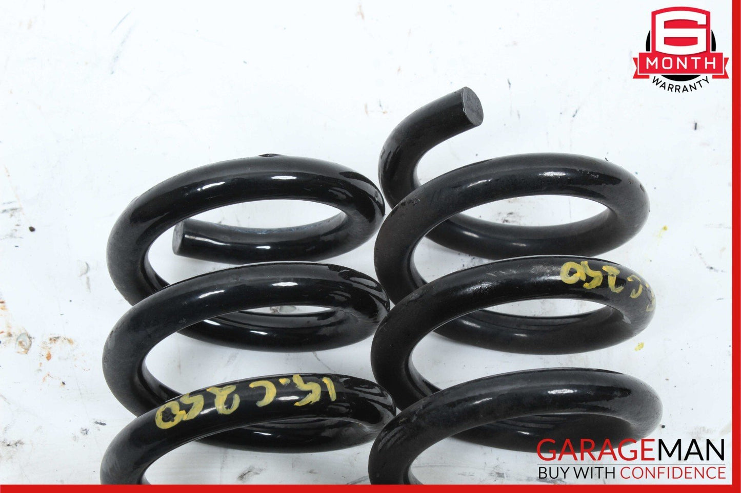 08-15 Mercedes W204 C250 Rear Left & Right Shock Absorber Coil Spring Set OEM