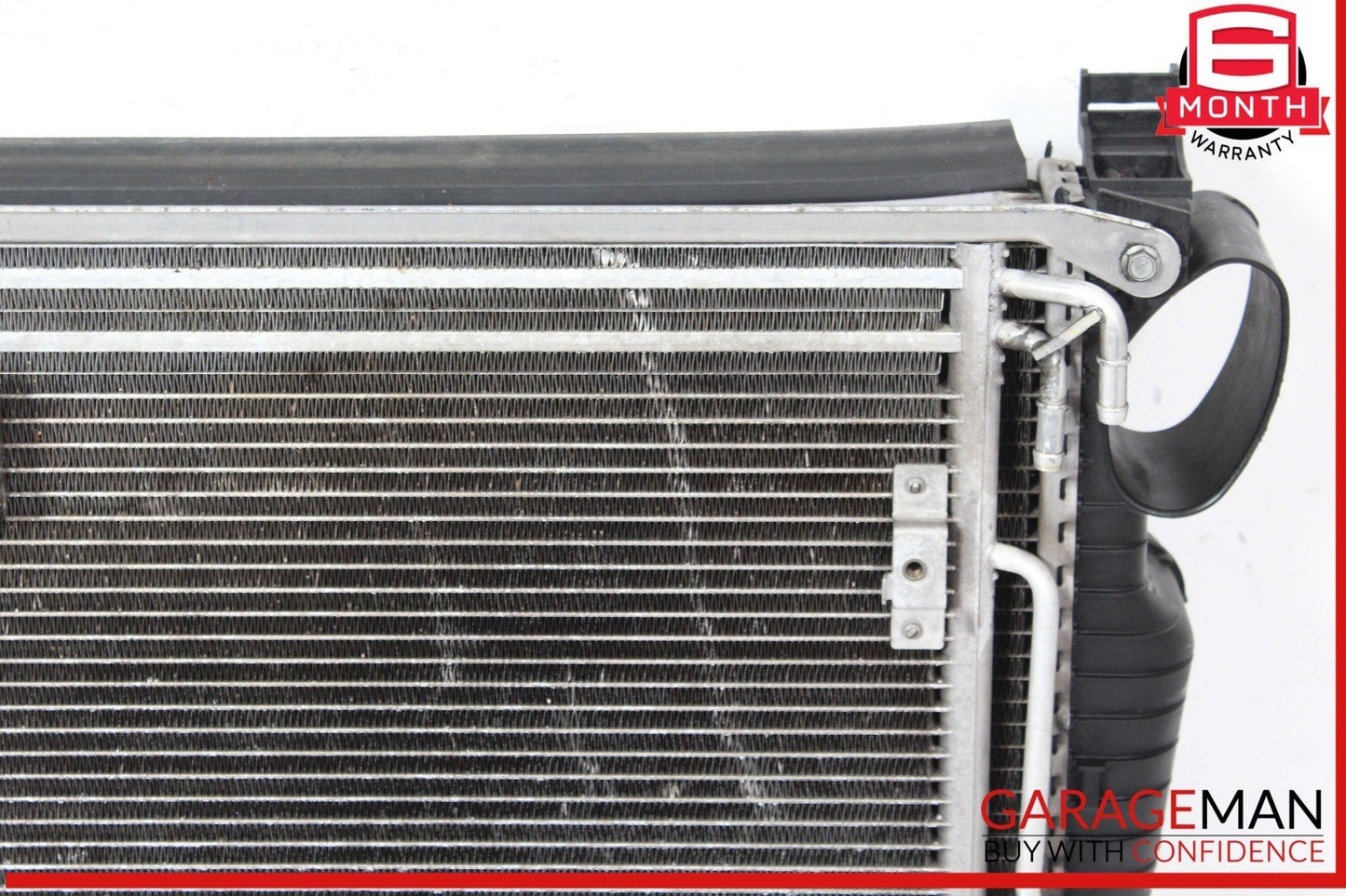 03-08 Mercedes R230 SL500 Engine Radiator A/C AC Air Condenser Oil Cooler Assy