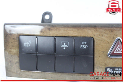 05-07 Mercedes W203 C230 C320 Dashboard Dash Control Switch Panel Bezel Trim OEM