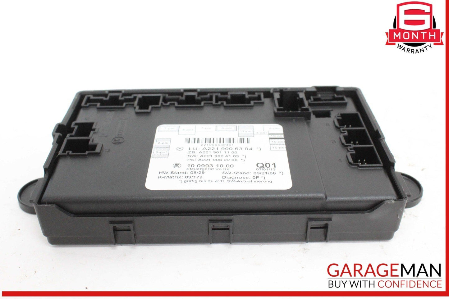 07-13 Mercedes W221 S550 Front Right Side Door Control Module 2219006304 OEM