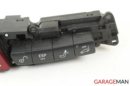 03-06 Mercedes W220 S430 S500 Dashboard Center Switch ESP Hazard Door Lock OEM