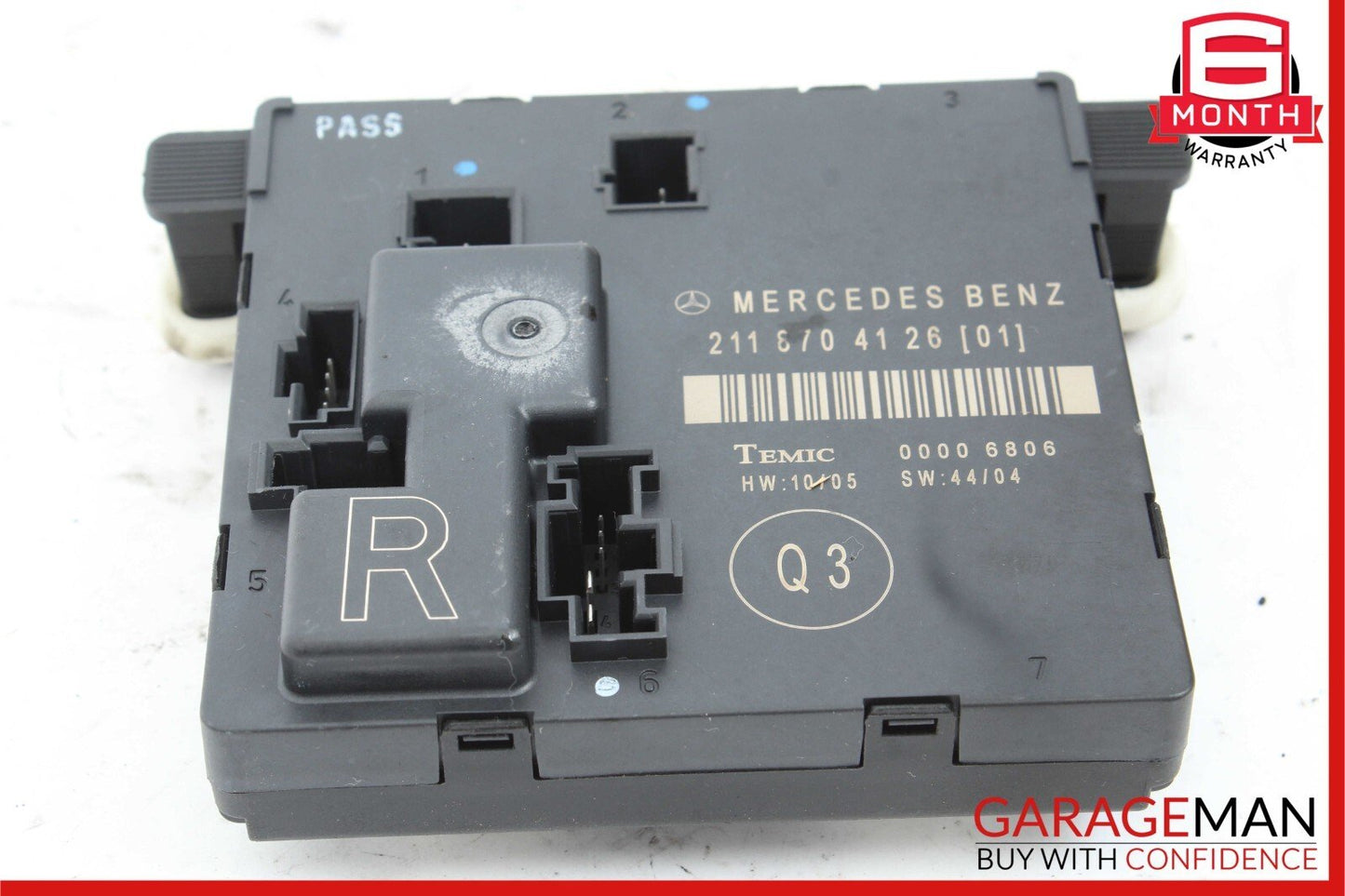 03-09 Mercedes W211 E350 E550 E63 AMG Rear Right Side Door Control Module Unit