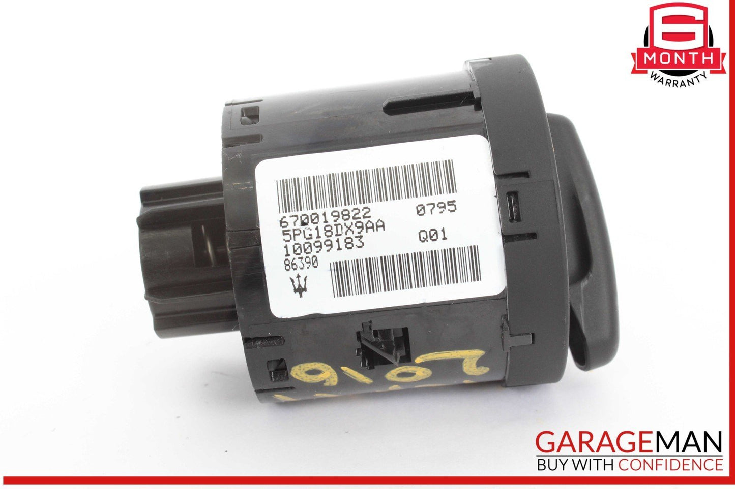 14-17 Maserati Ghibli Dash Headlight Head Light Lamp Control Switch 670019822