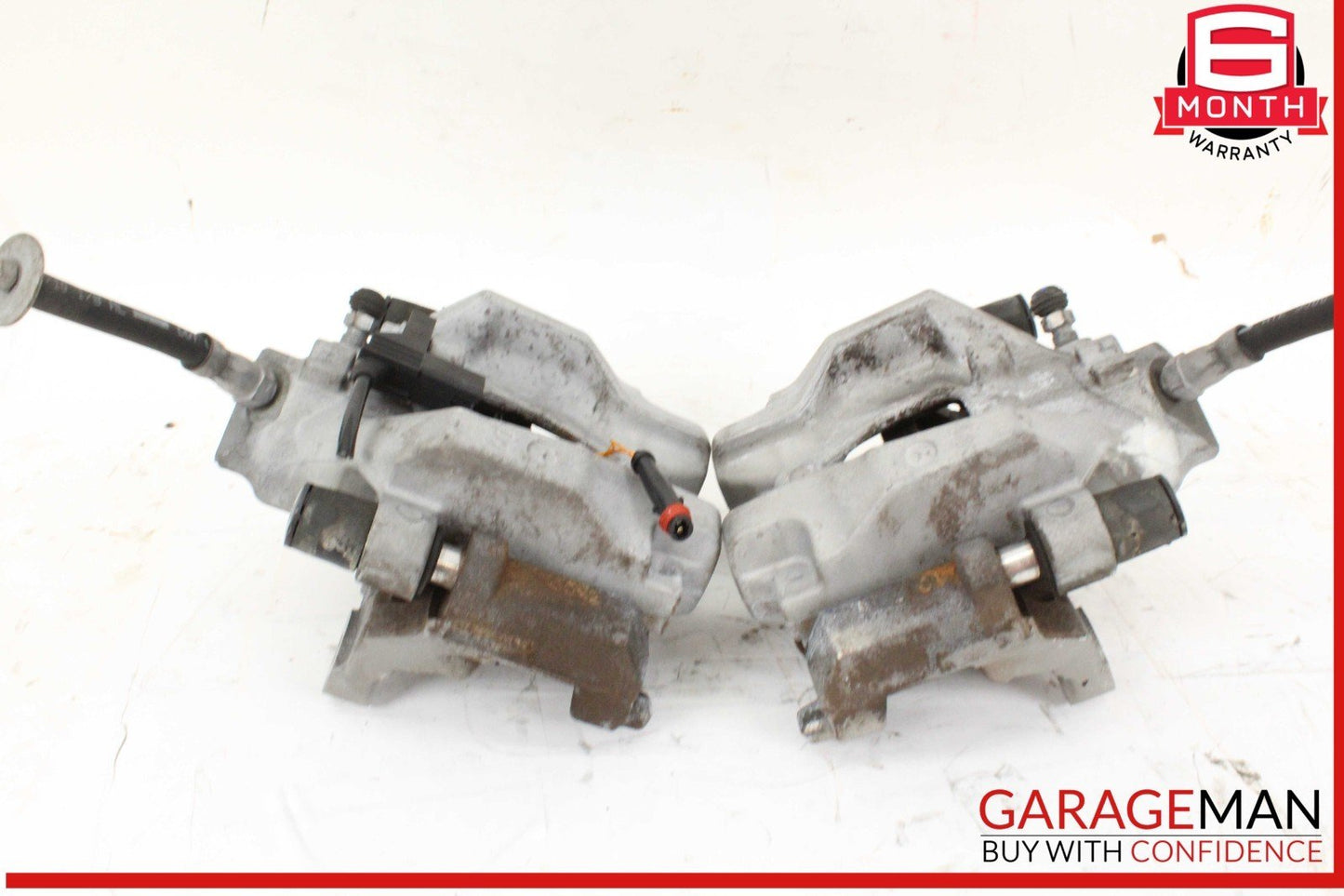10-18 Mercedes W212 E350 Rear Left & Right Side Brake Caliper Calipers Set OEM