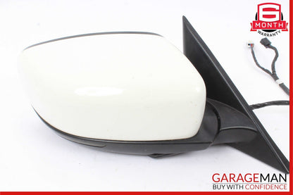 14-17 Maserati Ghibli Front Right Side Mirror Door Rear View White