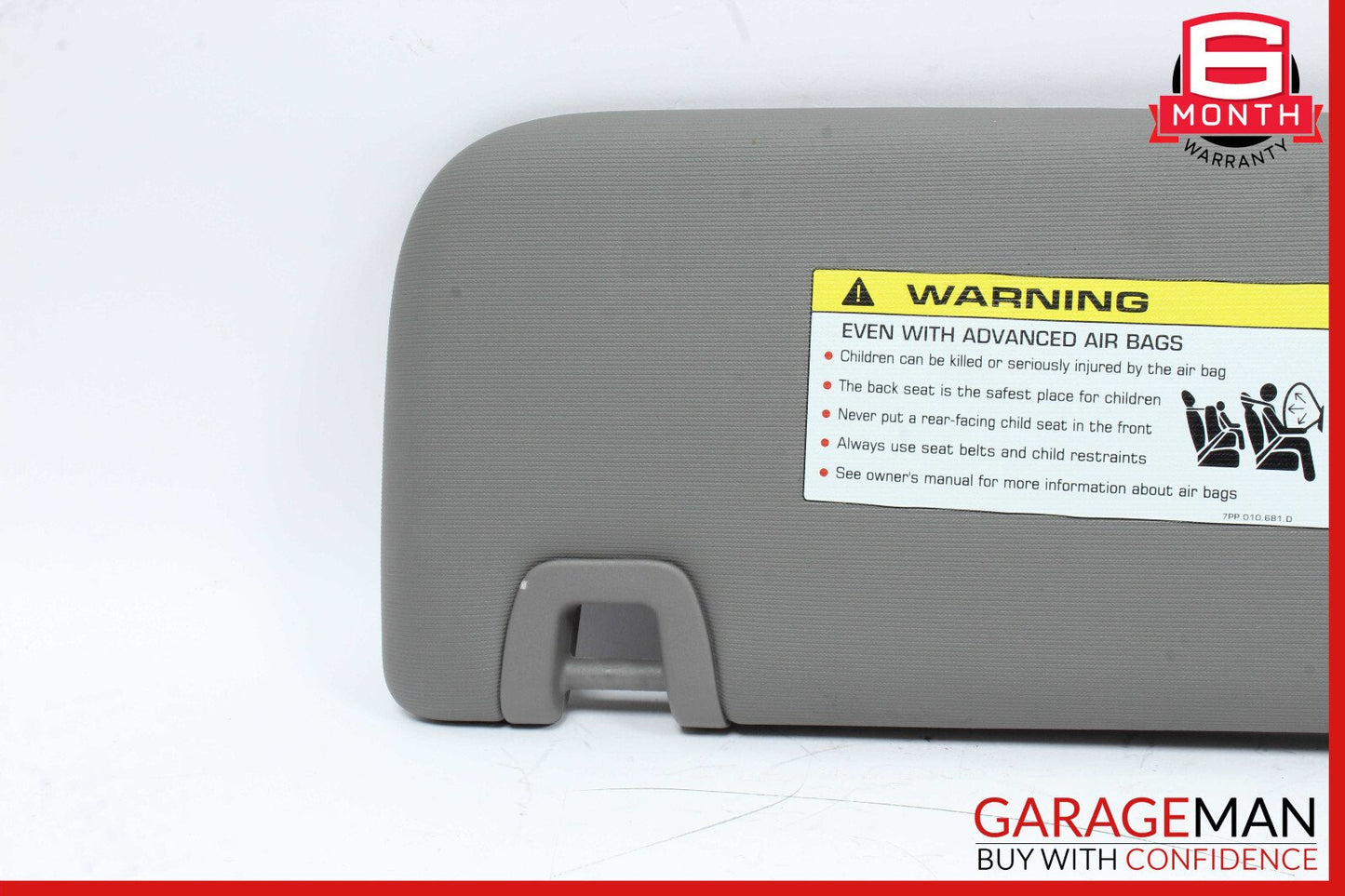 10-15 Porsche Panamera 970 Front Right Passenger Side Sunvisor Sun Visor Shade