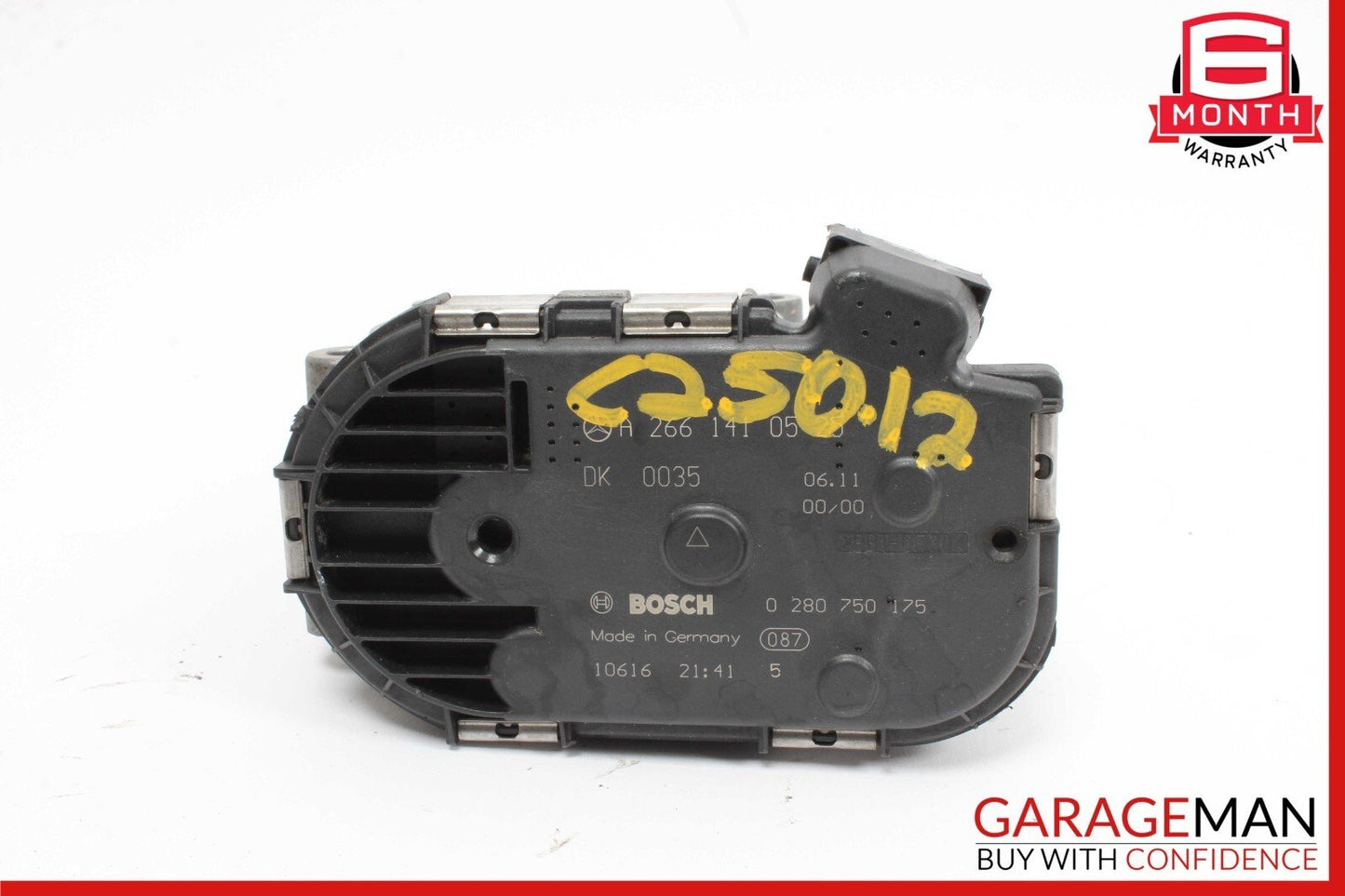 12-15 Mercedes W204 C250 SLK250 M271 1.8L Engine Throttle Body 2661410525 OEM