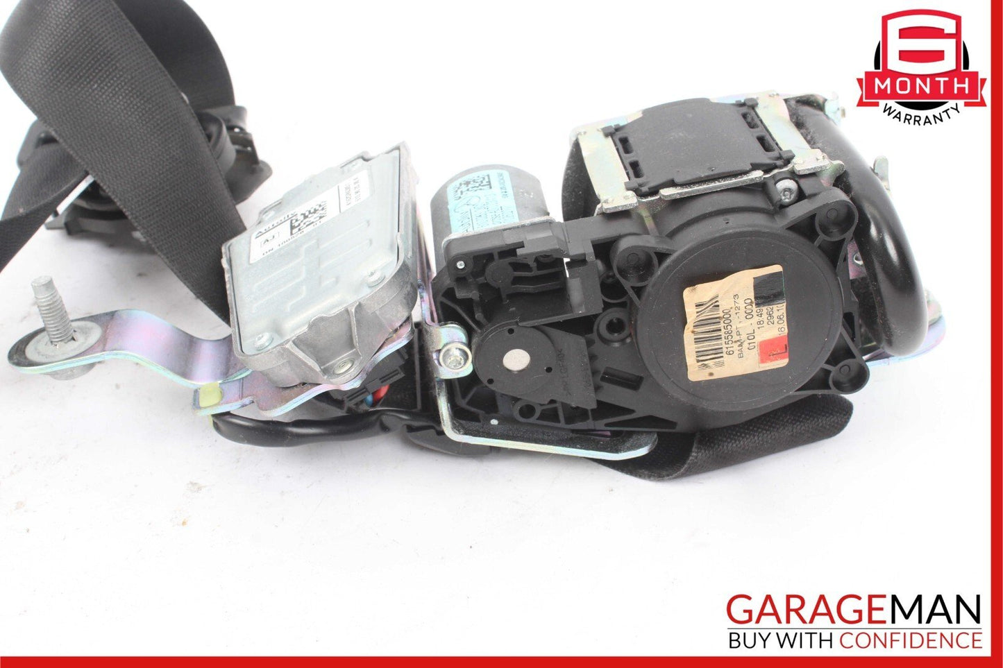 10-13 Mercedes W212 E250 E350 Front Left Seat Belt Seatbelt Retractor Black OEM