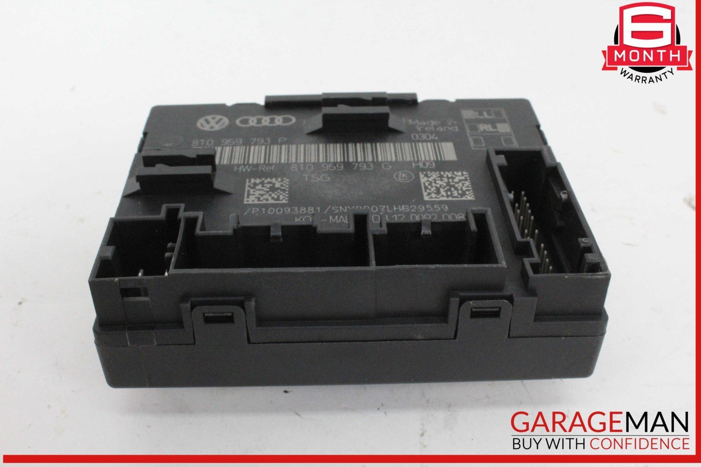13-16 Audi A4 S4 Front Left Driver Side Door Control Module Unit 8T0959793P OEM