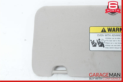 19-21 Genesis G70 Front Right Passenger Side Sun Visor Shade Gray OEM