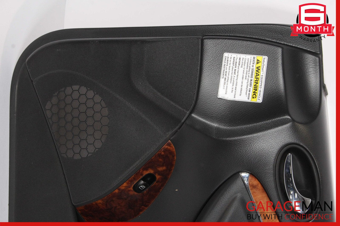 03-05 Mercedes W209 CLK500 Right Passenger Side Interior Door Panel Black OEM