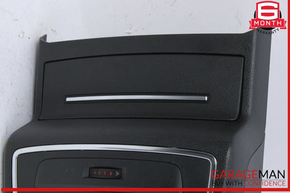 12-18 Audi A6 S6 A7 Rear Climate Control Trim w/ Ashtray Cigarette Lighter OEM