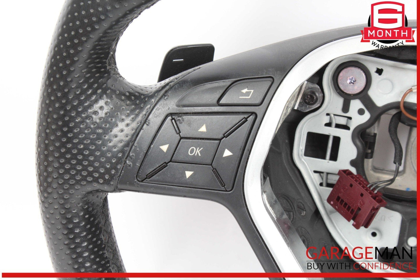 12-18 Mercedes W212 E350 CLS550 E550 Steering Wheel w/ Paddle Shifters OEM