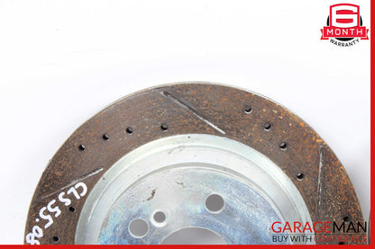 06-11 Mercedes W219 CLS550 Rear Right & Left Brake Rotor Disc Set Drilled OEM