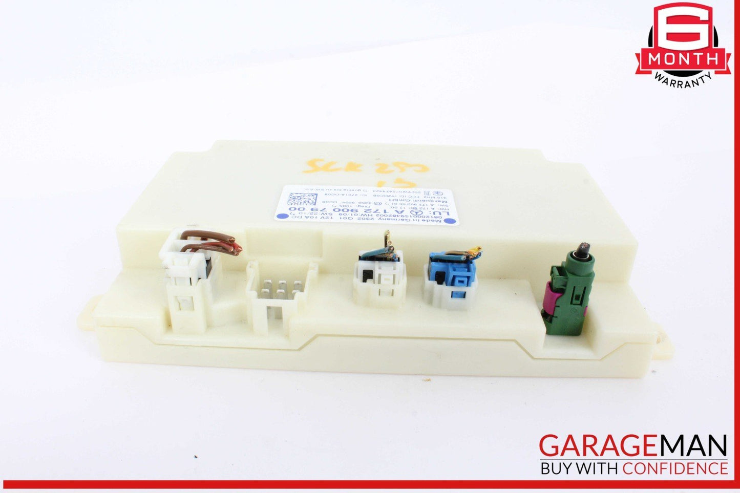 10-15 Mercedes R172 SLK250 C300 Keyless Go Entry Control Module 1729007900 OEM