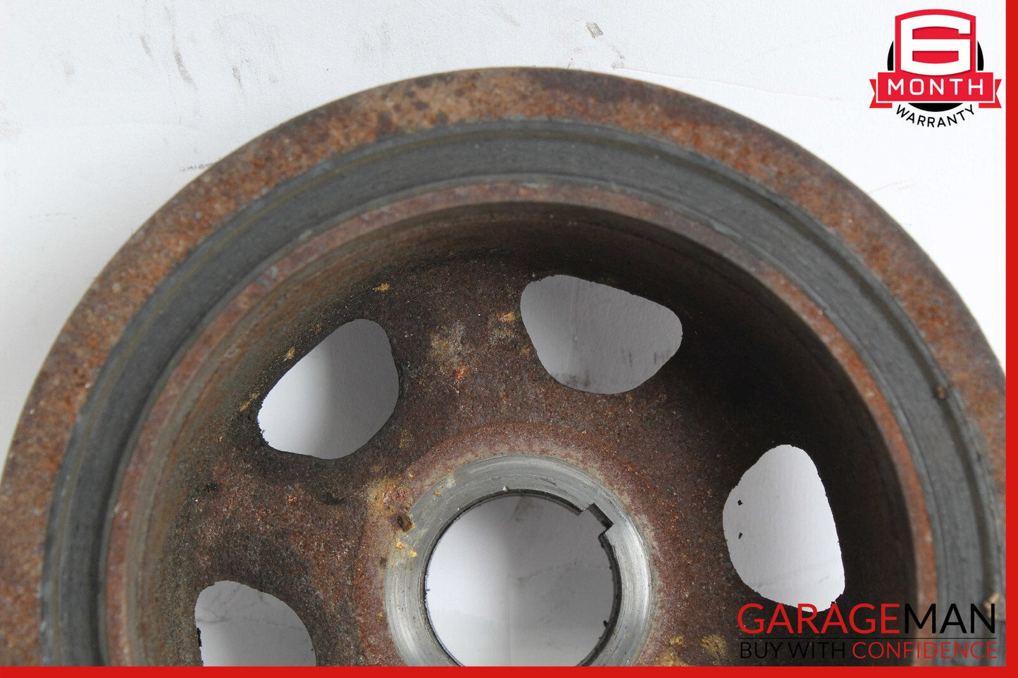 03-14 Mercedes W221 S600 Engine Motor Crankshaft Pulley Vibration Damper OEM